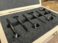 Famag Bormax 3-Edged Forstner Bit Set in Wooden Case (6pc) - F1620506