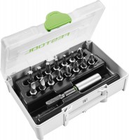Festool 205825 16pc Mixed Screwdriver Bit Systainer with Centrotec Bit Holder