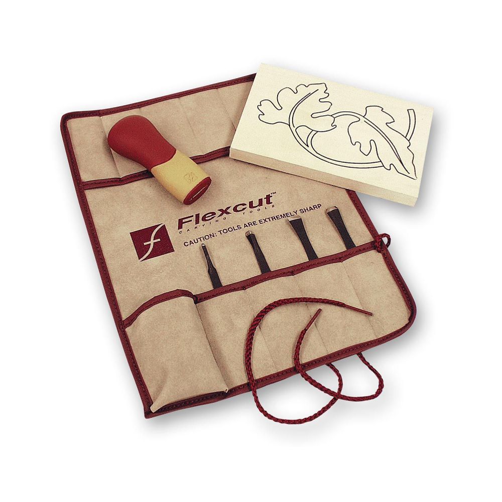 Flexcut 5 Piece Craft Carving Set from Westcountry Machinery 4 Wood