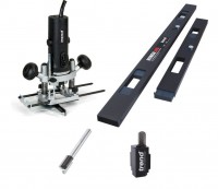 Trend T4 1/4 Router and Door Hinge Jig Package Deal with Cutter and Chisel (H/JIG/A)