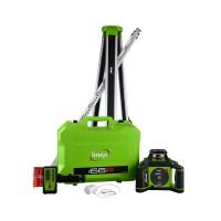 Imex i66R Rotating Laser Level Kit - Red Beam Horizontal Laser with Tripod and Staff