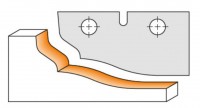 CMT PAIR OF KNIVES FOR CUTTER HEADS 694.012 HW 50X25X2 \"E\"