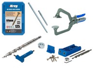 Kreg Heavy Duty Pocket Hole System Kit - includes Jig, Clamp, Screws, Driver, Drill Bits