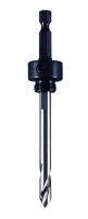 MORSE Arbor with Pilot Drill - 1/4 Inch Hex Shank, for 14-30mm Holesaw - MA24