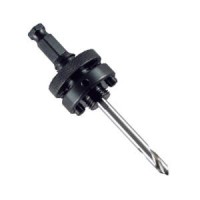 MORSE Arbor with Pilot Drill - 3/8 Inch Hex Pin Shank, for 32-210mm Holesaw - MA35PS