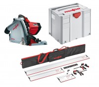 Mafell 917636-PK2 - Mafell MT55cc Midi plunge saw 110v + rail set (209592)