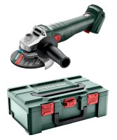 Metabo Cordless Angle Grinder W 18 L 9-125 Quick 4.5\" Body Only in metaBOX