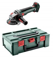 Metabo Cordless Angle Grinder WVB 18 LT BL 11-115 Quick 4.5\" Body Only in MetaBOX