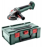 Metabo Cordless Angle Grinder WPB 18 LT BL 11-125 Quick 5\" Body Only in metaBOX