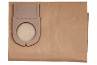Metabo 5pk Paper Filter Bag 27 L for AS9010 / ASA9011 Extractor - 631348000