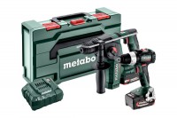 Metabo Combo Set 2.5.2, BS 18 LT BL + BH 18 LTX BL 16, 18V Set in MetaBOX