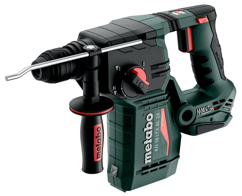 Metabo Cordless Hammer Drill Kh 18 Ltx Bl 24 2.4j Sds+ In Metabox from