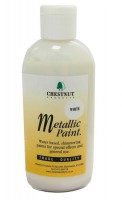 Chestnut Metallic Paint 100ml - White