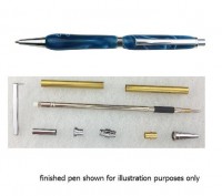 Charnwood 7mm Slimline Pencil Kit (Chrome)