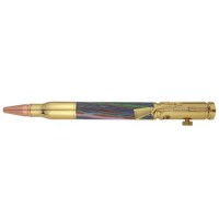 Charnwood Lock and Load Bullet Pen Kit Gold - PENLLG
