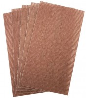 Charnwood Pronet PN70320 - 70 x 125mm Pronet Hook and Loop Sanding Sheets - 320 grit pack of 5