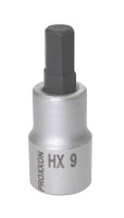 Proxxon 1/2\" Drive Socket with Hex Bit - 9mm x 55mm - 23463
