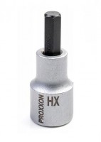 Proxxon 1/2\" Drive Socket with Hex Bit - 5mm x 55mm - 23476