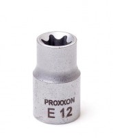 Proxxon 3/8\" Drive External Torx Socket - E12 - 23618