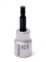 Proxxon 3/8\" Drive Socket with XZN Bit - VZ5 x 50mm - 23628