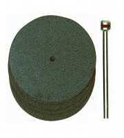 Proxxon Corundum Cutting Discs with Arbor 38mm 5pc - 28820