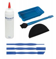 Rockler Glue Application Set - Bottle, Paddles, Spreader etc