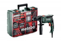 Metabo Impact Drill plus Accessory Set SBE 650 240V Mobile Workshop