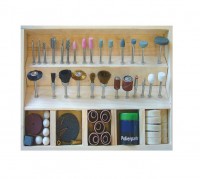 Sturmer Holzstar 103pc Scroll Saw Accessory Kit / Tools in Wooden Case - 5912504