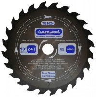 Charnwood TCT Circular Table Saw blade 250mm x 30mm x 24T