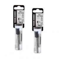 TREND TR12x1/4TC Hinge Jig Router Cutter Two Flute 12 dia x 19 Cut - Ex LONG 70.0MM O/L  