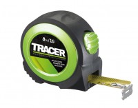 TRACER 8M Tape Measure Nylon Coated with Magnetic Hook