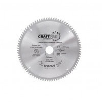 Trend CraftPro Aluminium / Plastic Saw Blade - 184mm dia x 2.8 kerf x 30 bore 58T