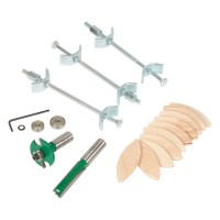 Trend Kitchen Fitters Pack - Worktop Cutter, Biscuit Cutter, Connecting Bolts + 10 Biscuits