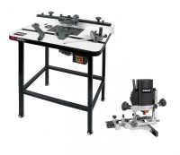 TREND T5EB 1/4\" Plunge Router 240V + Trend WRT Router Table + 3yr Warranty
