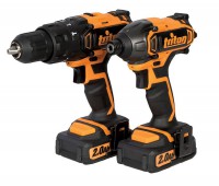 CLEARANCE - Triton T20 Combi Hammer Drill and Impact Driver 20V 2.0AH