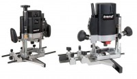 Trend Router Twin Pack - T11EK 1/2\" and T5EB 1/4\" Variable Speed Plunge Routers 240v
