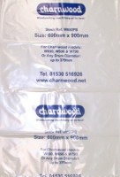 Charnwood W690PB Heavy gauge plastic bag 24\" x 36\" (Pack of 10) Suits W696/W790