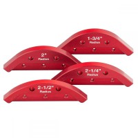 Woodpeckers 4 x Radius Inserts for Corner Jig Routing Guide - CJ-RAD4-24