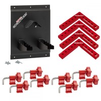 Woodpeckers Clamping Square PLUS Squares with CSP Clamps and Rack-It - CSPRIK1