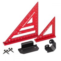 Woodpeckers DelVe Square 6\" and 3.5\" Aluminum with Rack-Its - DELVESQALSET