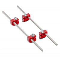 Woodpeckers Mortise Base 1/4\" Guide Rods and Clamps Only - MB-RO-14