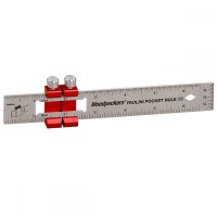 Woodpeckers PAOLINI Pocket Rule - 150mm Stainless Steel - PPRSS-150-19