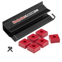Woodpeckers RACKBIT Router Bit Storage System - 6 Bit Bases with 9\" Rack-It - RB-09