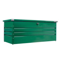 Zipper ZI-GAB165GR 165cm Green Metal Garden Storage Box