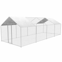Zipper CR382 - 3 x 8 x 2 m Enclosed Chicken Run